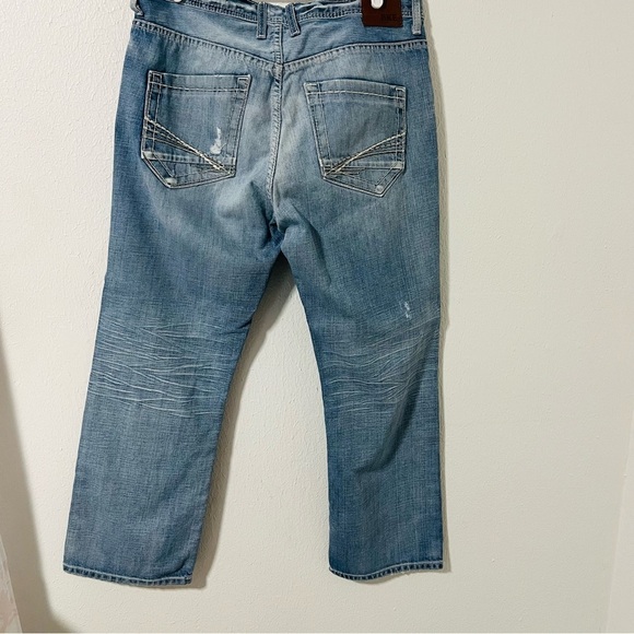 BKE Denim Men’s Derek Light Wash Bootcut Denim Jeans 34S 100% Cotton Everyday - Picture 4 of 11